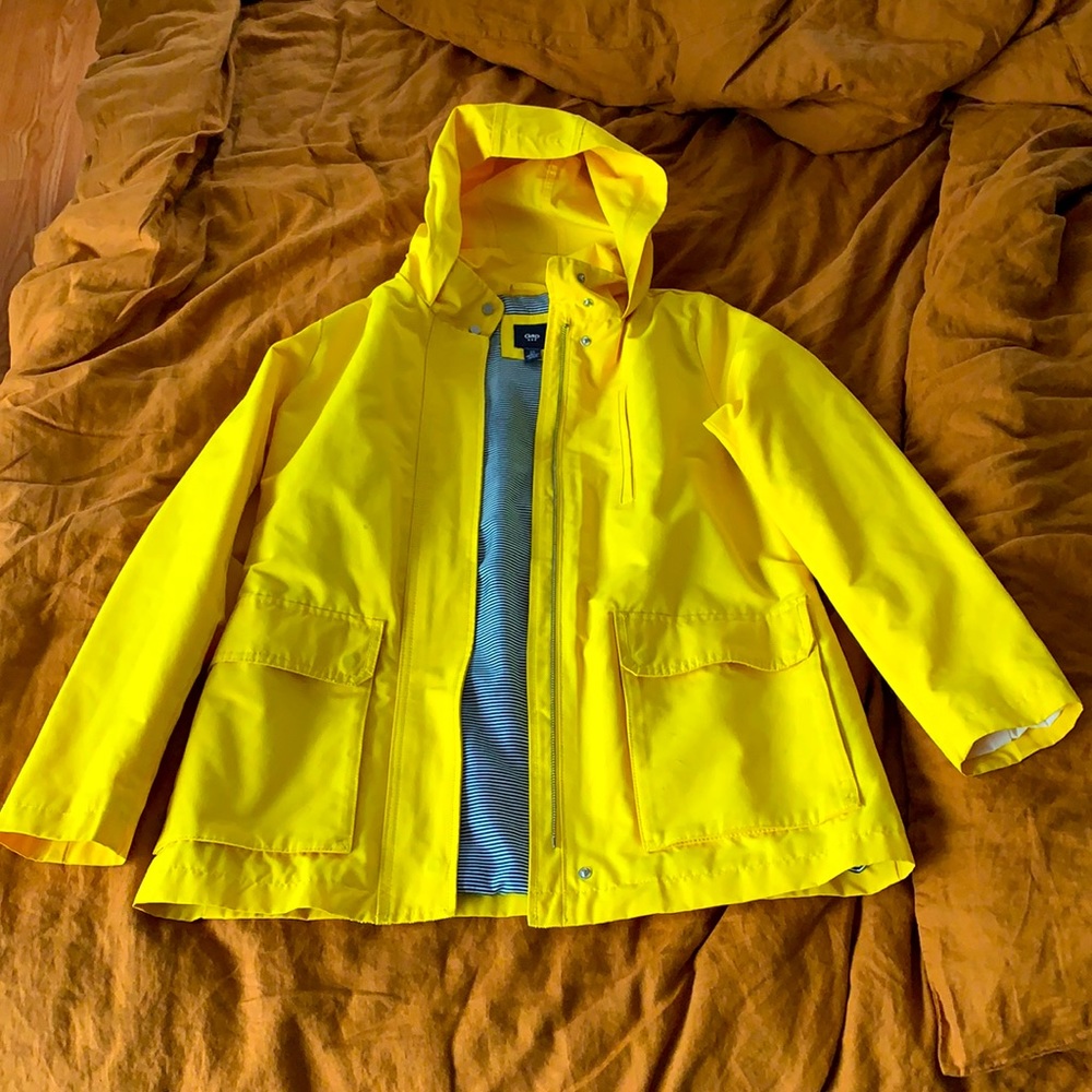 GAP Women’s Yellow Raincoat